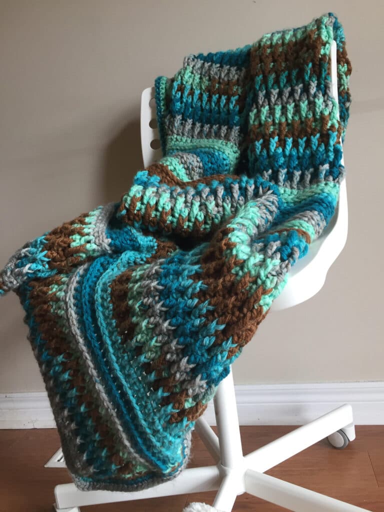 Ripple in Time Throw – A Free Crochet Pattern