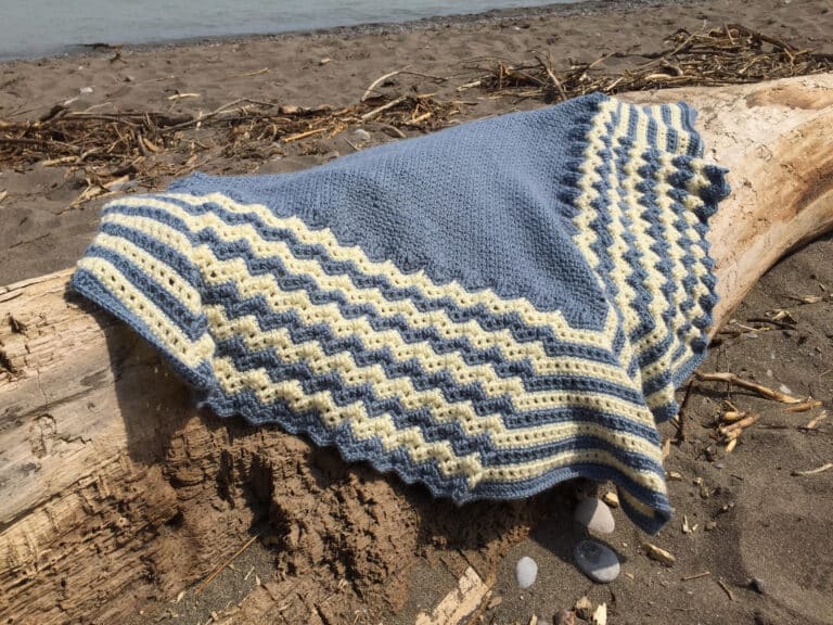 Crochet Scottish Hap – A Free Crochet Pattern