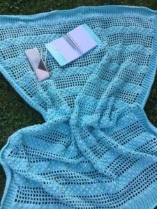 crochet cotton throw pattern