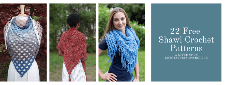 22 Beautiful Free Crochet Shawl Patterns