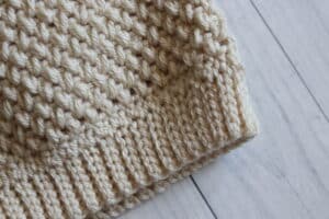 crochet hat brim slip stitch Elizabeth Beanie