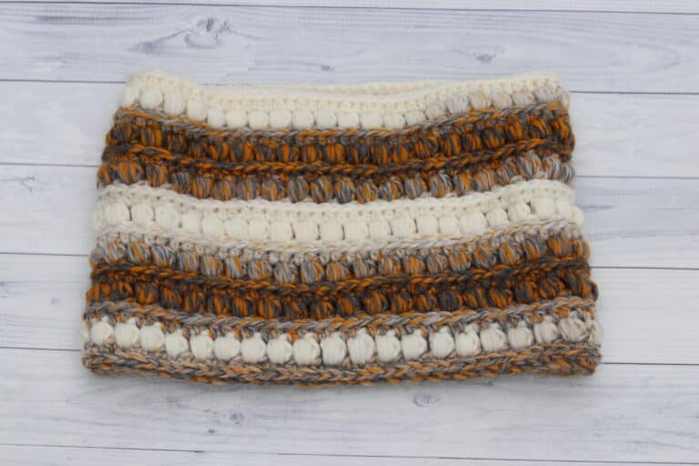 Pumpkin Spice Cowl Crochet Pattern