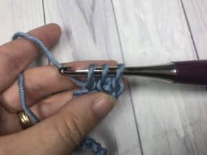 linked double crochet stitch part 2