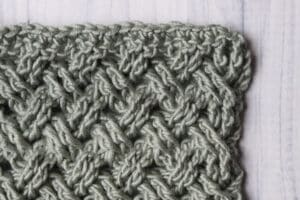 Celtic weave crochet stitch free pattern
