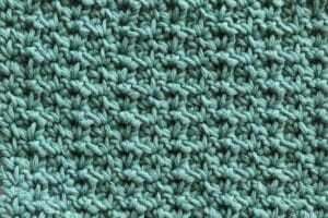 close up crochet stitch