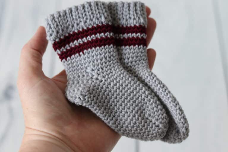 Baby Crew Socks Crochet Pattern