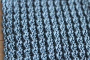 the single compress crochet stitch close up