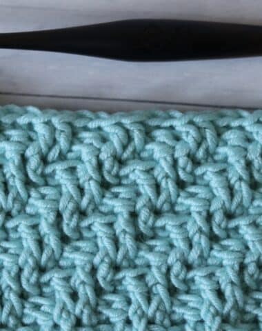 diagonal raised double crochet stitch