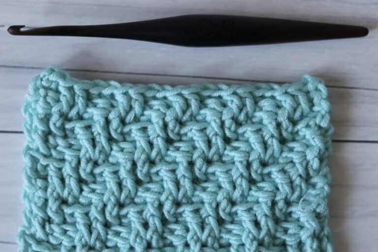Diagonal Raised Double Crochet Stitch | How to Crochet