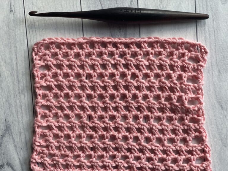 Half Double Crochet Mesh Stitch | How to Crochet