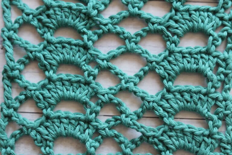 Fan Trellis Stitch | How to Crochet