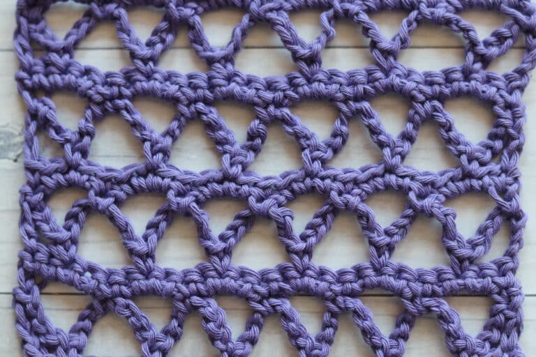 Ruled Lattice Stitch | How to Crochet