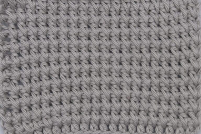 Reverse Half Double Crochet Spike Stitch | How to Crochet