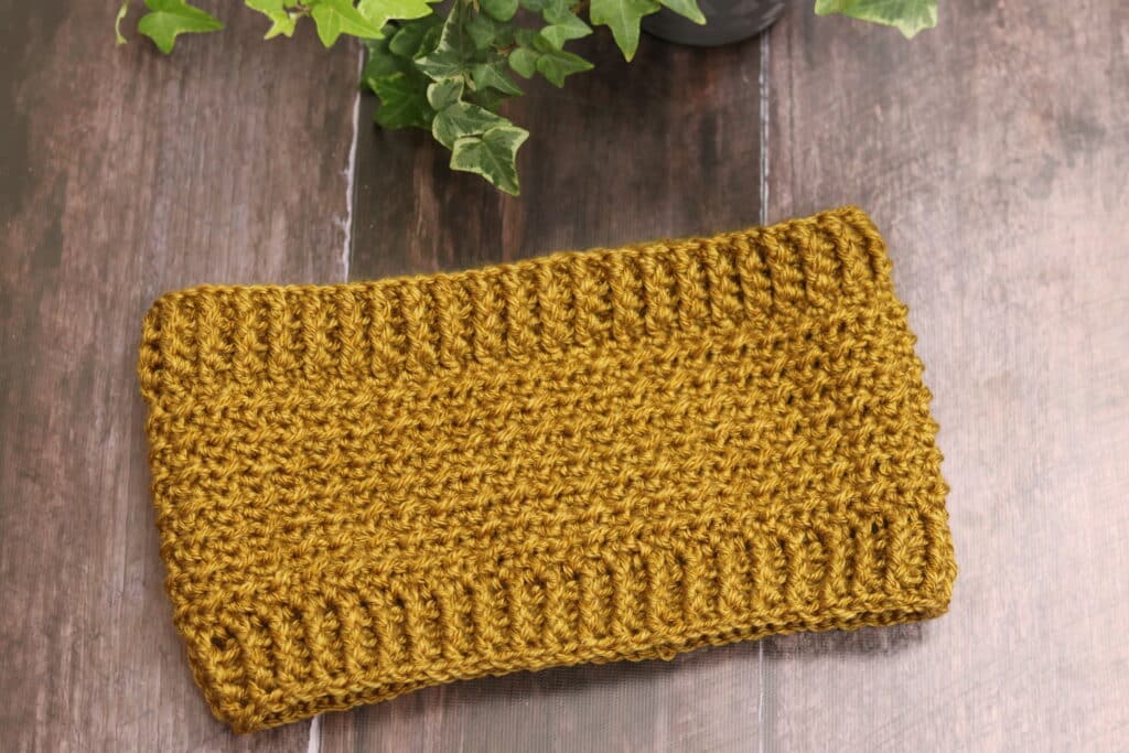 The Golden Crochet Cowl