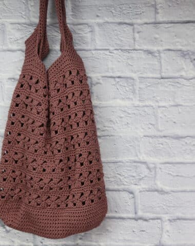The Lucky Stripes Crochet Market Bag