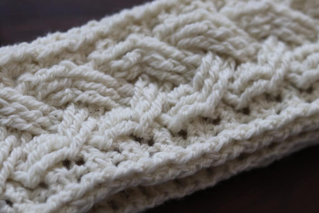 The Braided Cable Crochet Ear Warmer