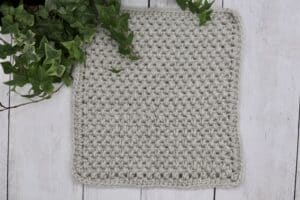 A Crochet Afghan Square worked in the Elizabeth stitch