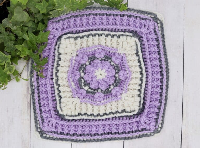 Springtime Afghan Square Crochet Pattern