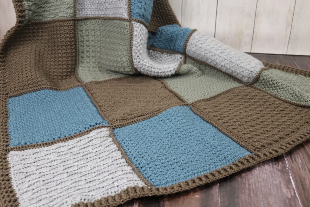 A crochet Stitch Sampler Blanket