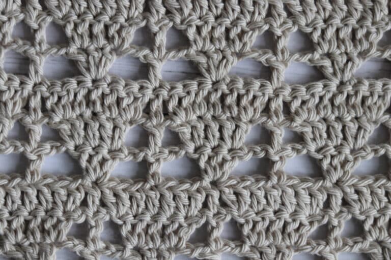 Pyramid Lace Stitch | How to Crochet