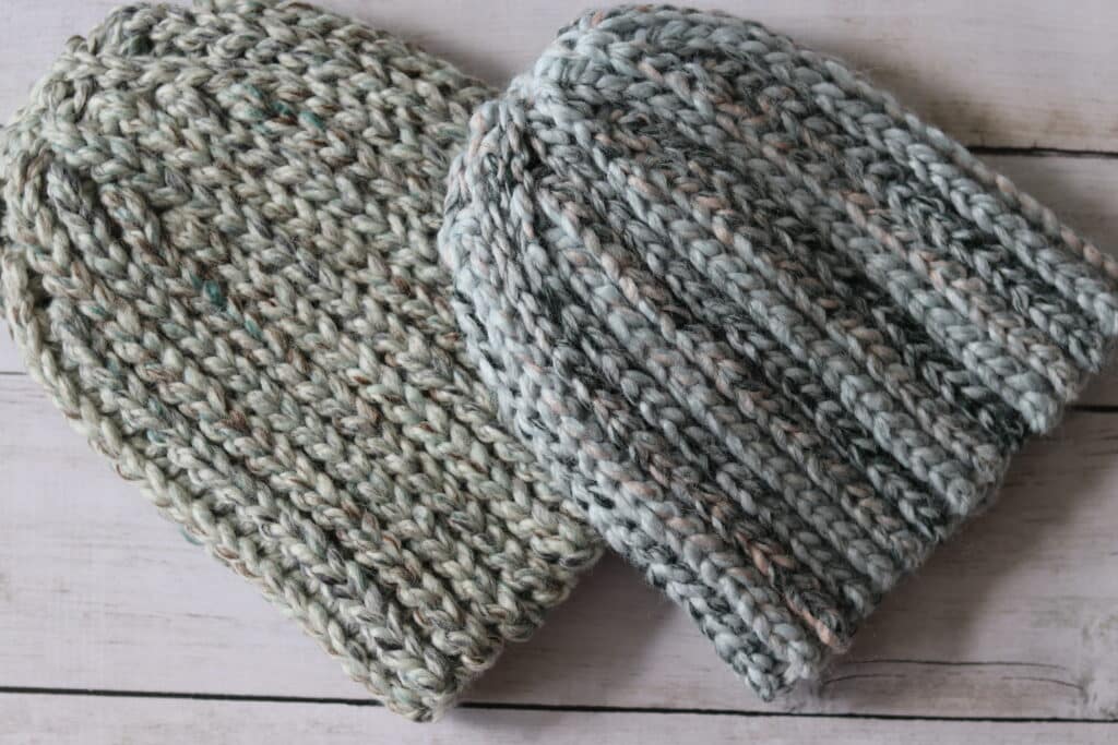 An easy Crochet Beanie with a classic knit look