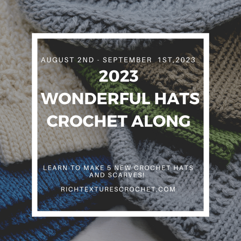 2023 Wonderful Hats Crochet Along