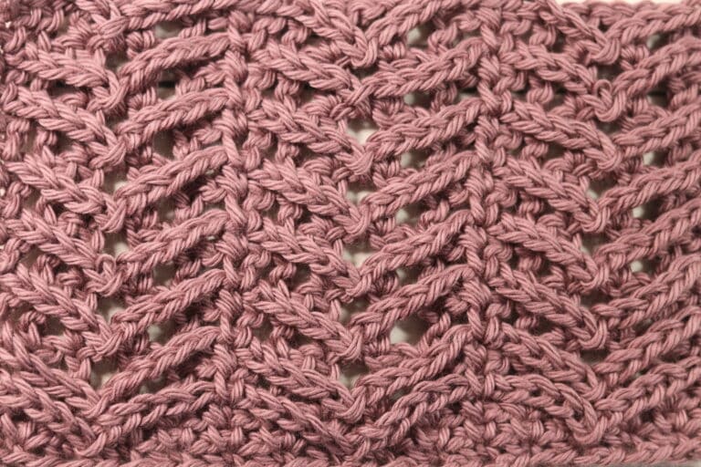 Wide Herringbone Stitch | How to Crochet