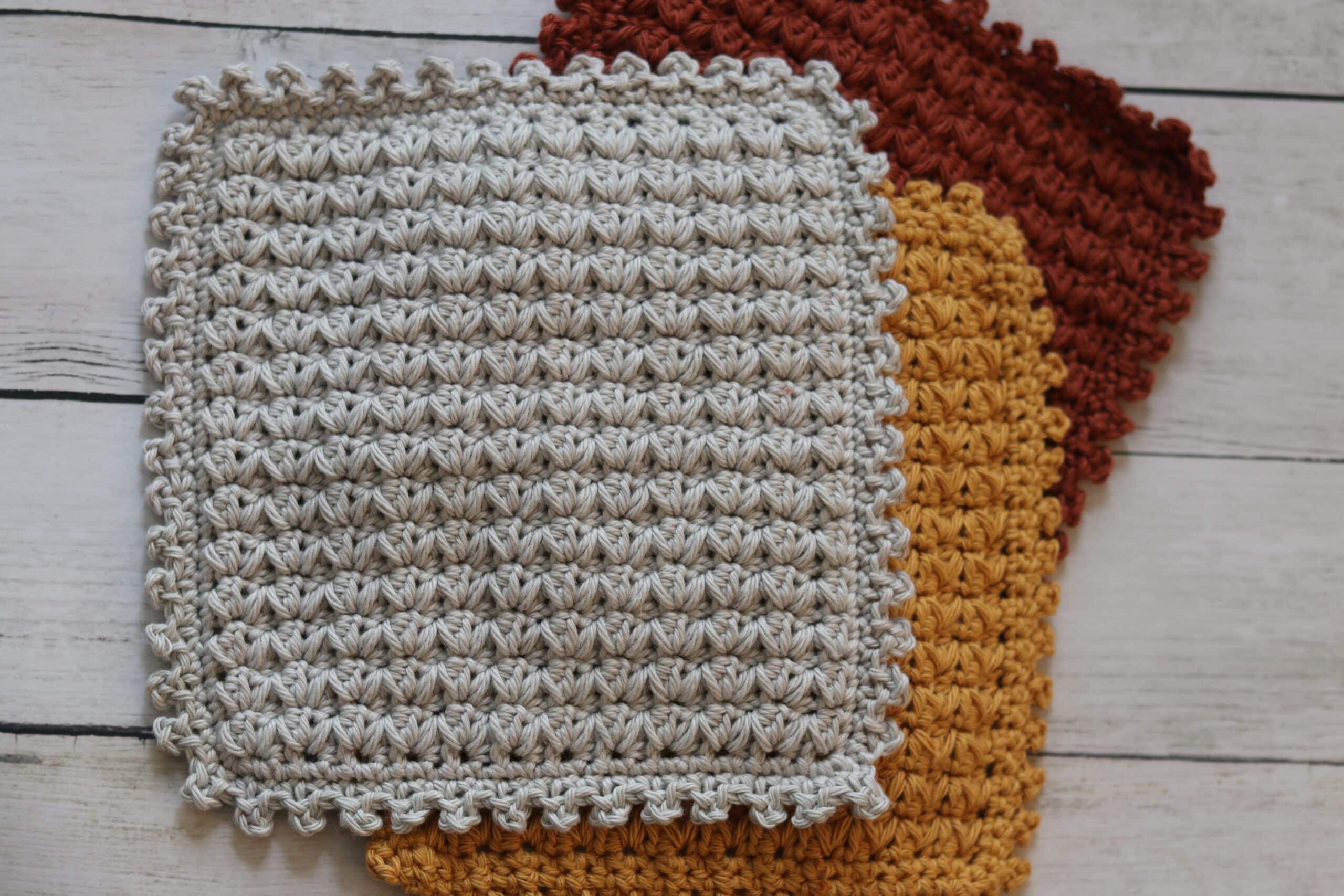 Cottage Dishcloth Crochet Pattern Rich Textures Crochet