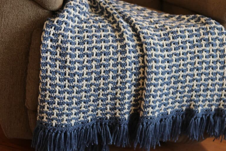 Open Weave Blanket Crochet Pattern