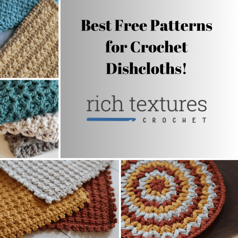 Best Free Patterns for Crochet Dishcloths