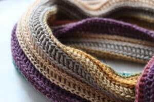 The crochet Traveller Scarf