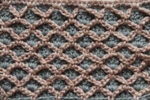 Side two of the double sided mesh pattern