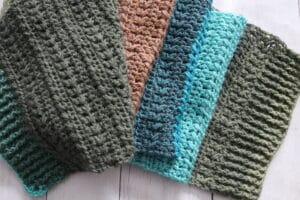 The Crochet Dragon Scarf featuring the Jackpot Stitch