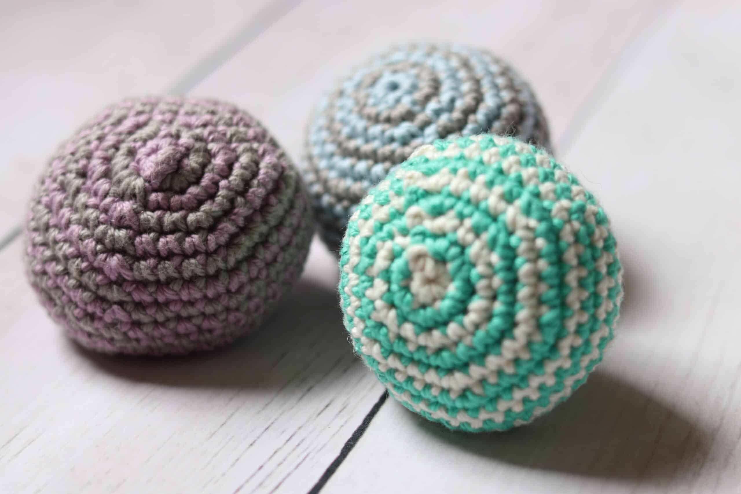 Kickin' Around Footbag Crochet Pattern | Rich Textures Crochet