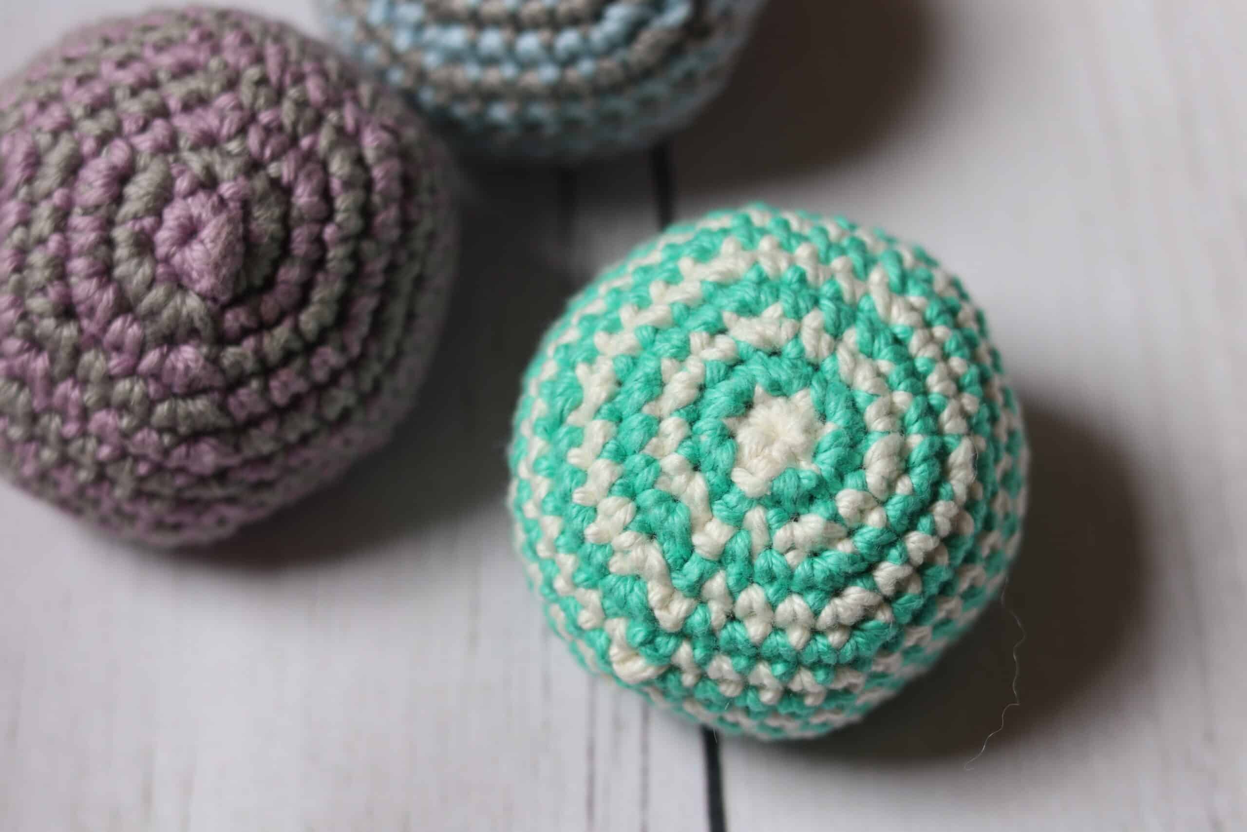 Kickin' Around Footbag Crochet Pattern | Rich Textures Crochet